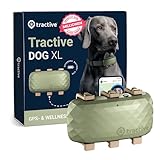 Tractive XL GPS Tracker für Hunde | Empfohlen von Martin Rütter | Bis zu 1 Monat Akku | Weltweite Live-Ortung | Weglaufalarm | Gesundheitswarnungen & Aktivitätstracking | Mehrfacher Testsieger