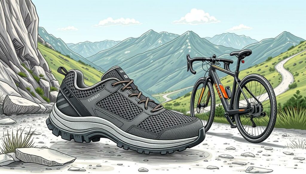 Bikepacking shoes