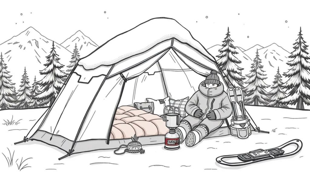 wintercamping ausrüstung