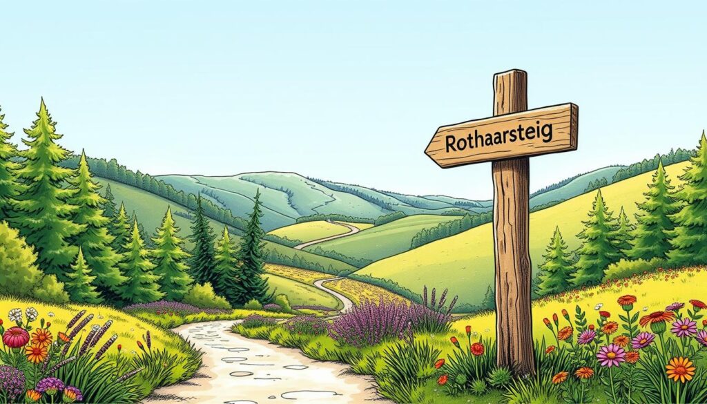 Rothaarsteig Startpunkt in Brilon