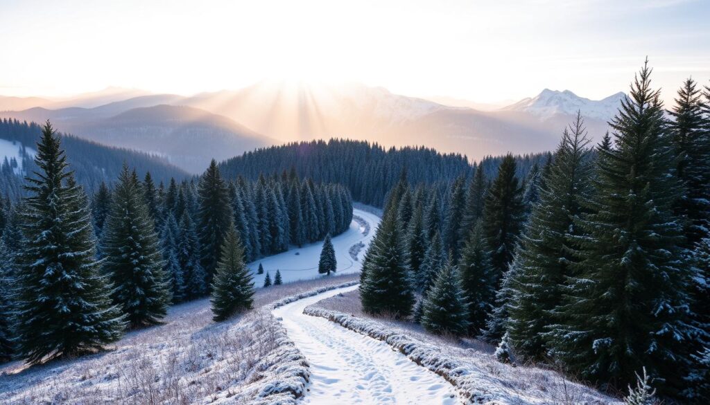 Bayerischen Wald Winter