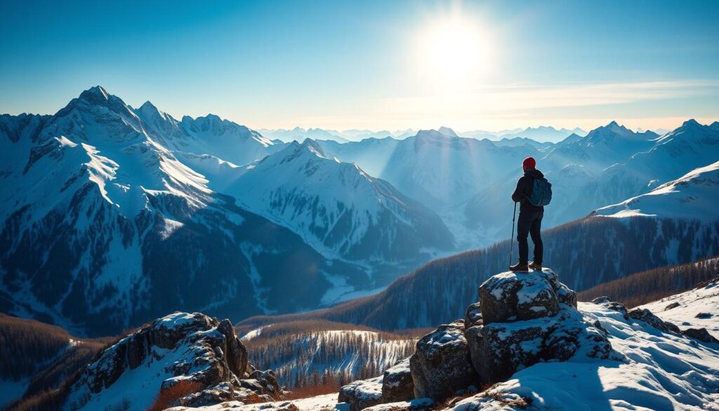 sicht ausblick höchsten berge